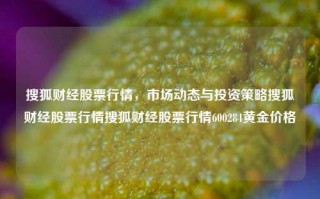 搜狐财经股票行情，市场动态与投资策略搜狐财经股票行情搜狐财经股票行情600284黄金价格