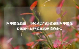 阿牛财经股票，市场动态与投资策略阿牛财经股票阿牛财经股票最新消息向佐