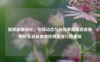 新浪股票财经，市场动态与投资策略新浪股票财经新浪股票财经博客排行榜港股