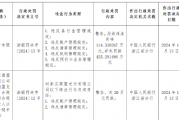 浙江商盟支付被罚没近540万元：违反备付金管理、账户管理、清算管理、机构管理、预付卡业务管理等多项规定