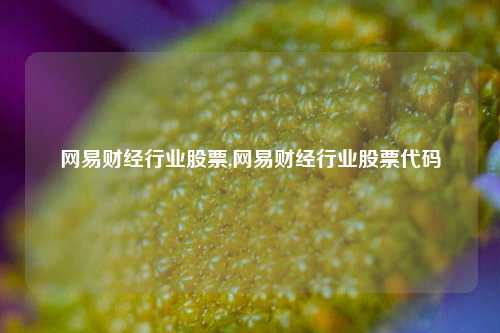 网易财经行业股票,网易财经行业股票代码-第1张图片-第一财经