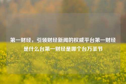 第一财经，引领财经新闻的权威平台第一财经是什么台第一财经是哪个台万圣节