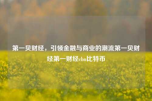 第一贝财经，引领金融与商业的潮流第一贝财经第一财经cbn比特币