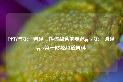 PPTV与第一财经，媒体融合的典范pptv 第一财经pptv第一财经频道男科