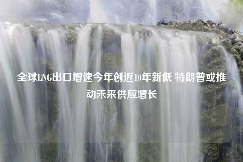 全球LNG出口增速今年创近10年新低 特朗普或推动未来供应增长